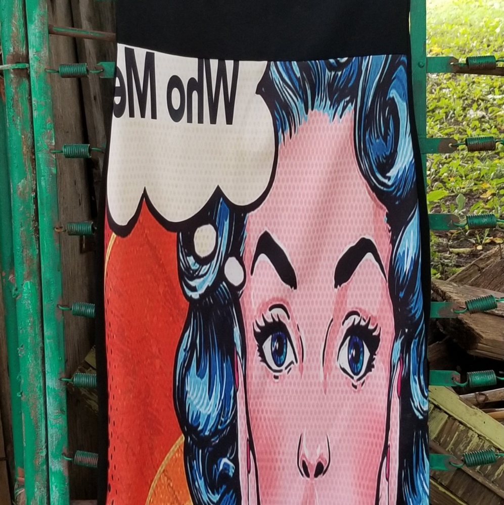 Art print dress